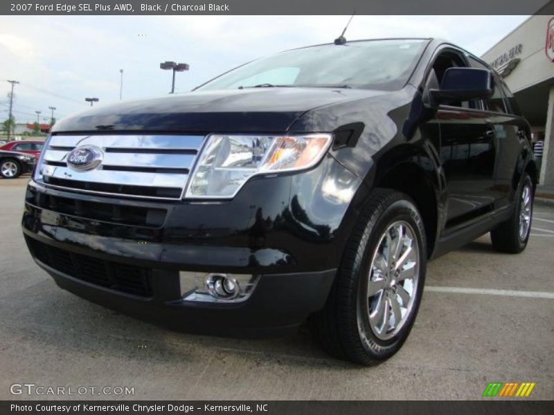 Black / Charcoal Black 2007 Ford Edge SEL Plus AWD