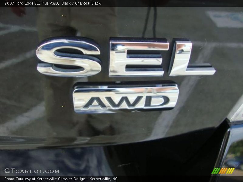 Black / Charcoal Black 2007 Ford Edge SEL Plus AWD