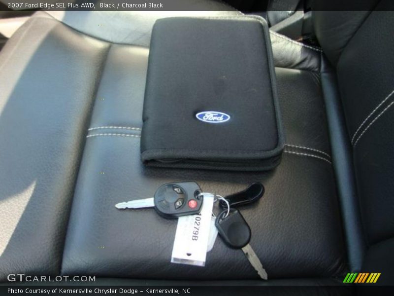 Black / Charcoal Black 2007 Ford Edge SEL Plus AWD