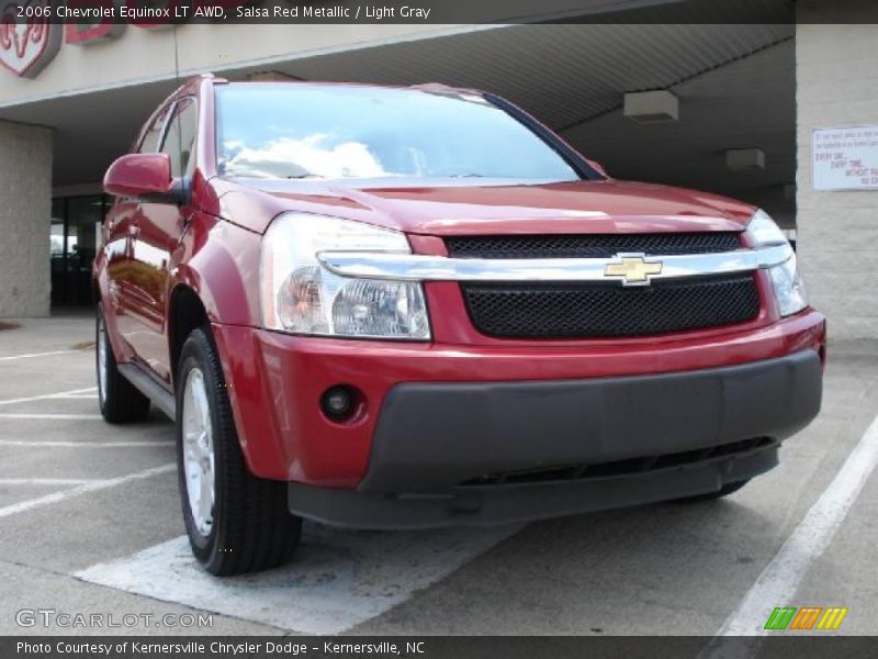 Salsa Red Metallic / Light Gray 2006 Chevrolet Equinox LT AWD