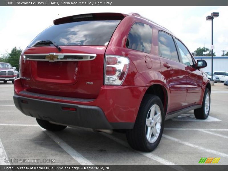 Salsa Red Metallic / Light Gray 2006 Chevrolet Equinox LT AWD