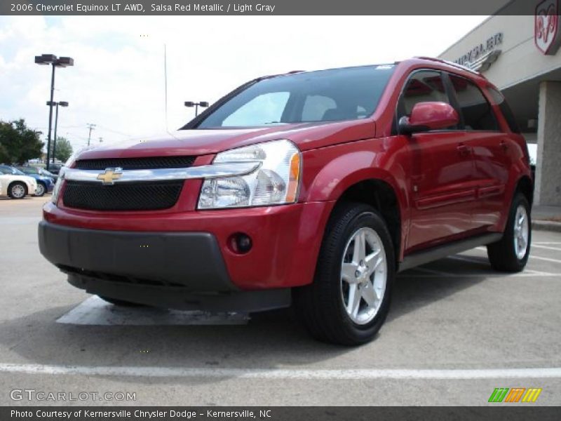 Salsa Red Metallic / Light Gray 2006 Chevrolet Equinox LT AWD