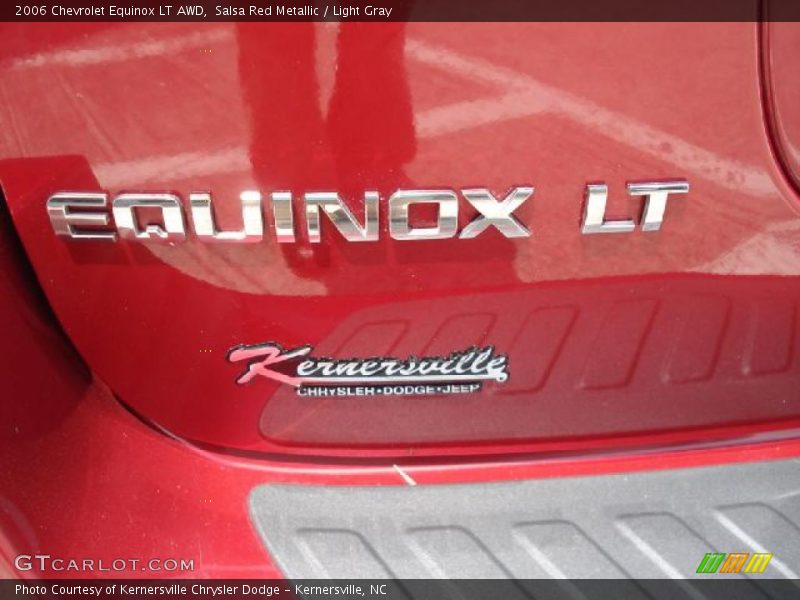Salsa Red Metallic / Light Gray 2006 Chevrolet Equinox LT AWD