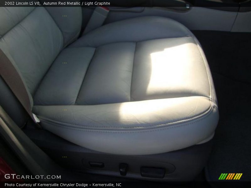 Autumn Red Metallic / Light Graphite 2002 Lincoln LS V8
