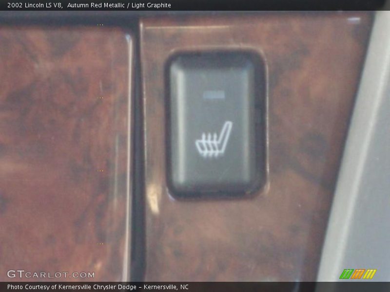 Autumn Red Metallic / Light Graphite 2002 Lincoln LS V8