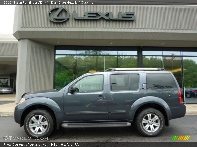 Dark Slate Metallic / Graphite 2010 Nissan Pathfinder SE 4x4