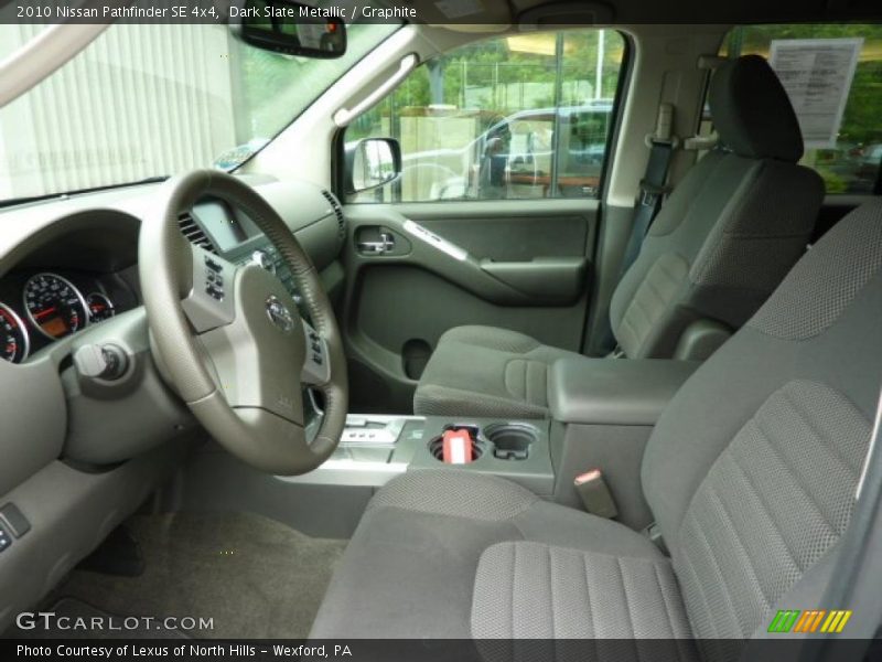 Dark Slate Metallic / Graphite 2010 Nissan Pathfinder SE 4x4