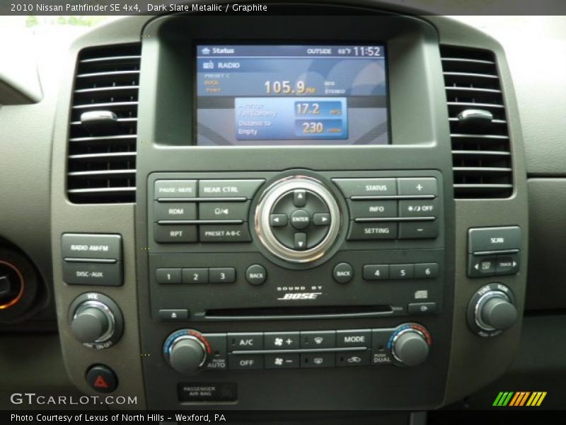 Dark Slate Metallic / Graphite 2010 Nissan Pathfinder SE 4x4