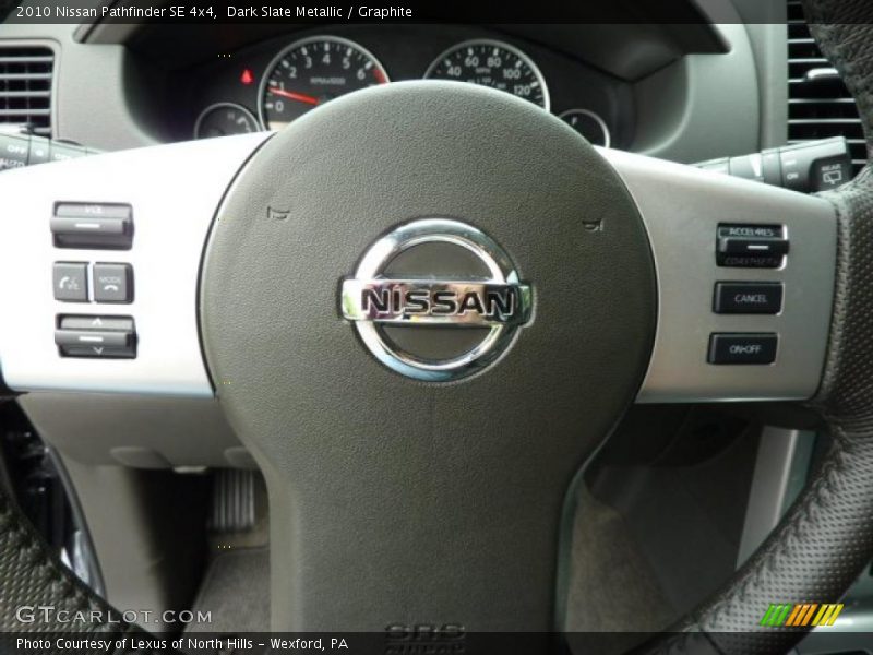 Dark Slate Metallic / Graphite 2010 Nissan Pathfinder SE 4x4