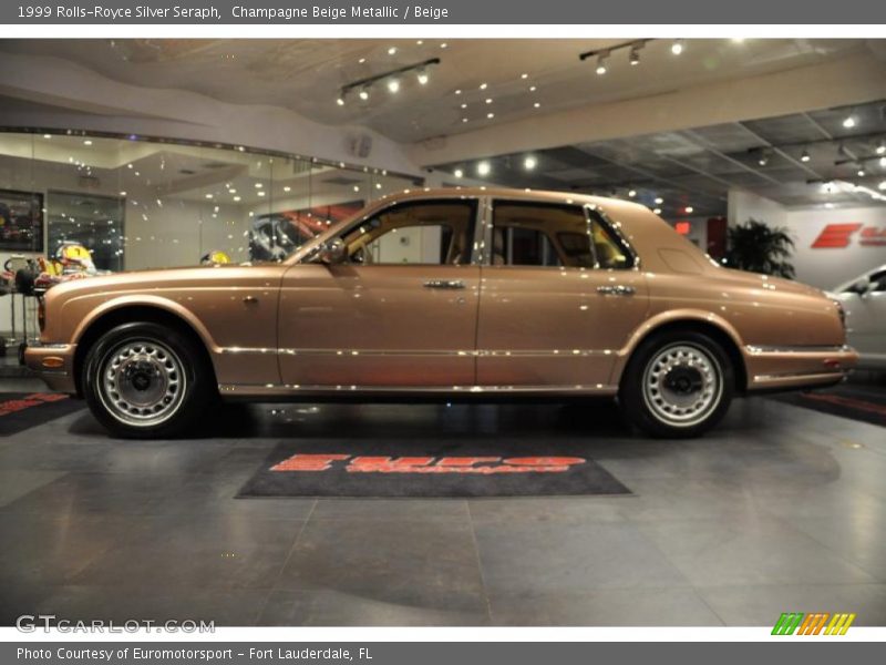 Champagne Beige Metallic / Beige 1999 Rolls-Royce Silver Seraph