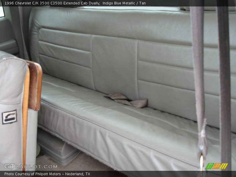 Indigo Blue Metallic / Tan 1996 Chevrolet C/K 3500 C3500 Extended Cab Dually