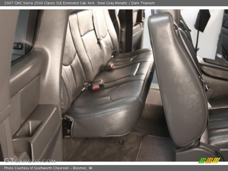Steel Gray Metallic / Dark Titanium 2007 GMC Sierra 1500 Classic SLE Extended Cab 4x4