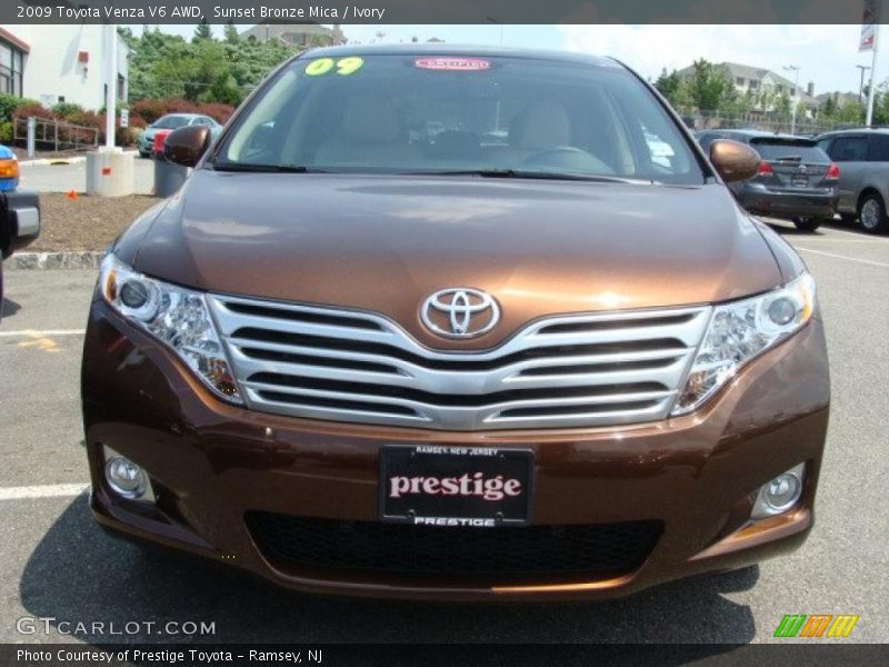 Sunset Bronze Mica / Ivory 2009 Toyota Venza V6 AWD