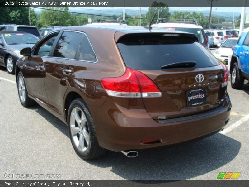 Sunset Bronze Mica / Ivory 2009 Toyota Venza V6 AWD
