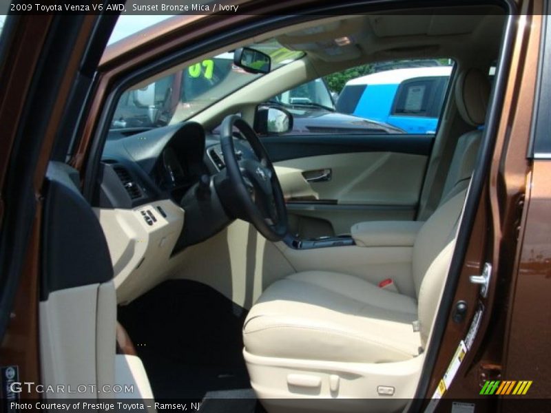 Sunset Bronze Mica / Ivory 2009 Toyota Venza V6 AWD