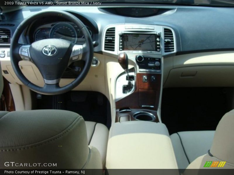 Sunset Bronze Mica / Ivory 2009 Toyota Venza V6 AWD