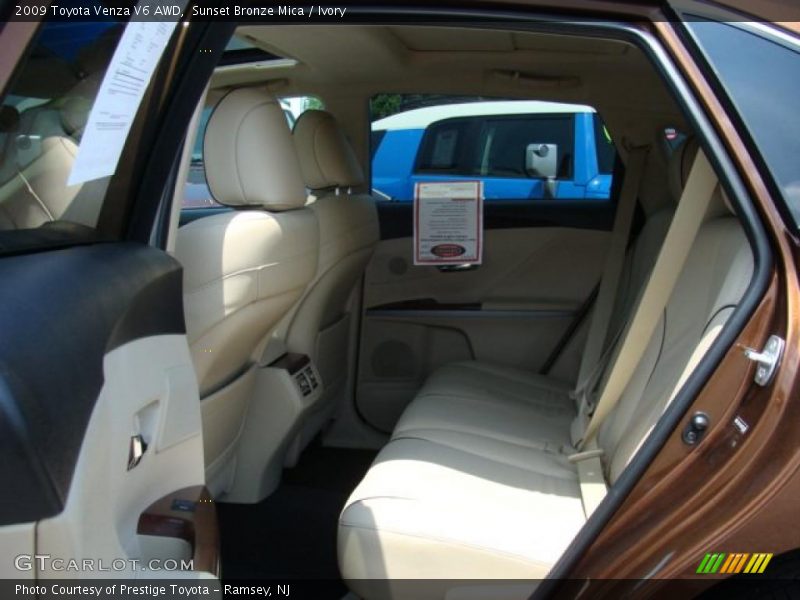 Sunset Bronze Mica / Ivory 2009 Toyota Venza V6 AWD