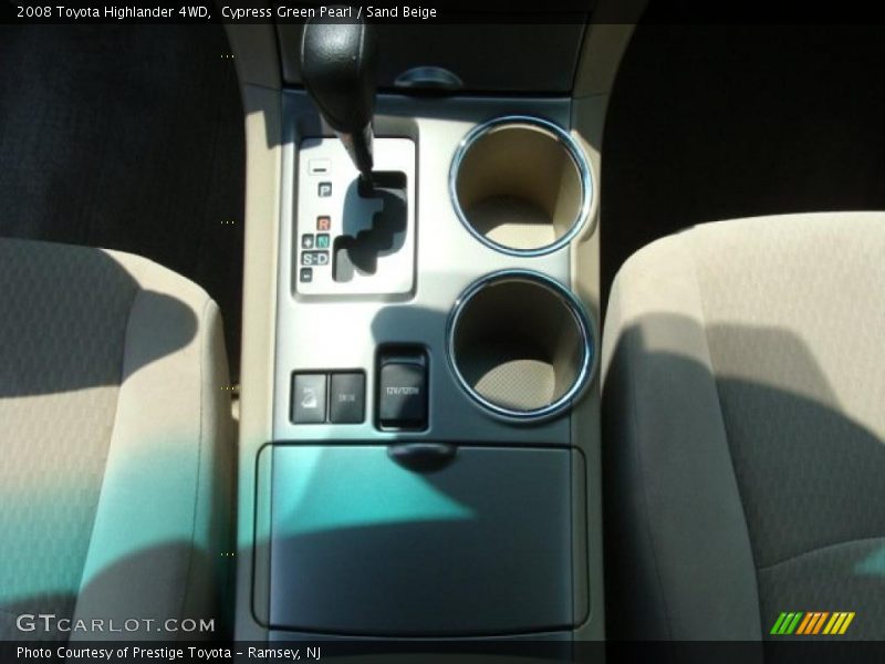Cypress Green Pearl / Sand Beige 2008 Toyota Highlander 4WD