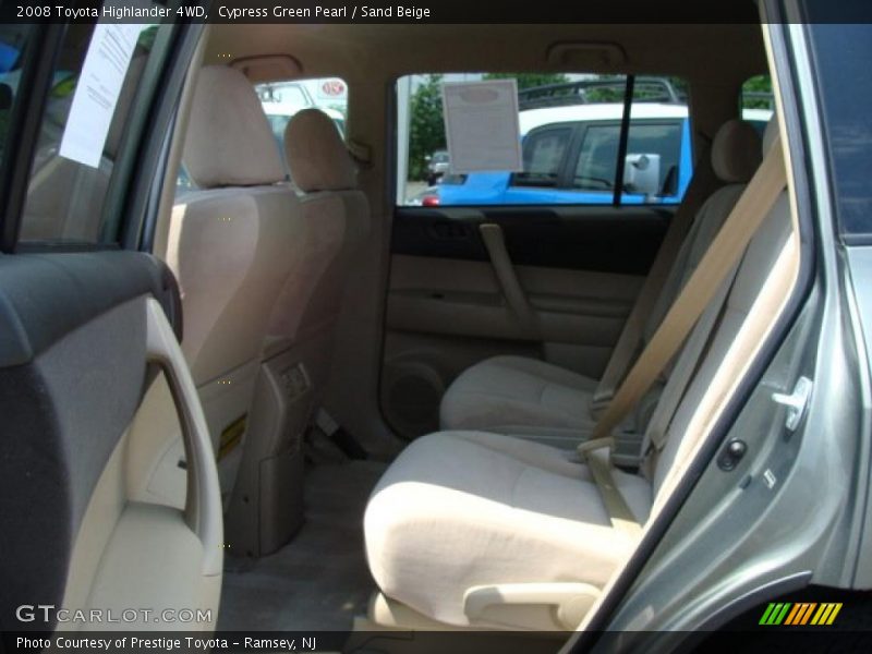 Cypress Green Pearl / Sand Beige 2008 Toyota Highlander 4WD