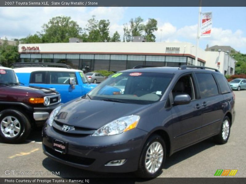 Slate Gray Metallic / Stone 2007 Toyota Sienna XLE