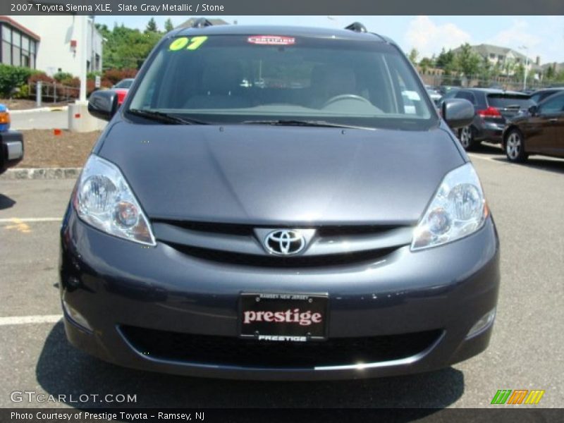 Slate Gray Metallic / Stone 2007 Toyota Sienna XLE