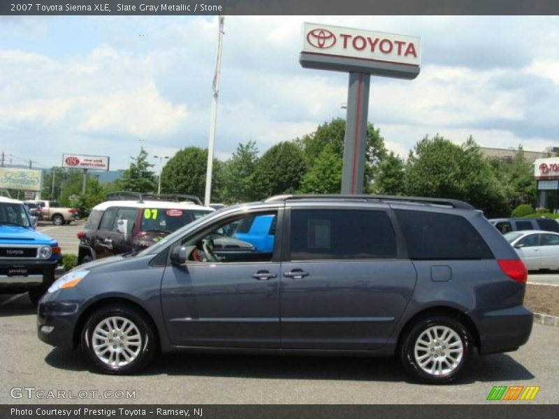 Slate Gray Metallic / Stone 2007 Toyota Sienna XLE