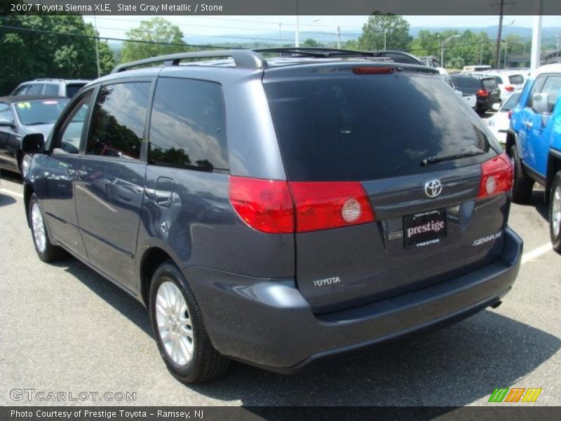 Slate Gray Metallic / Stone 2007 Toyota Sienna XLE