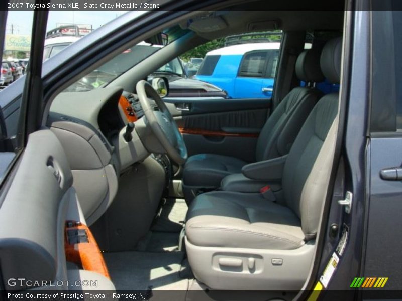 Slate Gray Metallic / Stone 2007 Toyota Sienna XLE