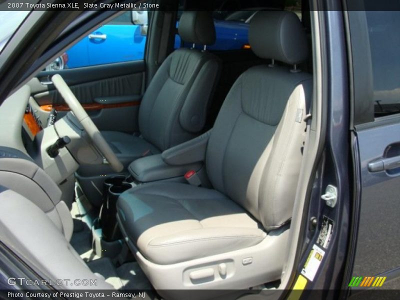 Slate Gray Metallic / Stone 2007 Toyota Sienna XLE