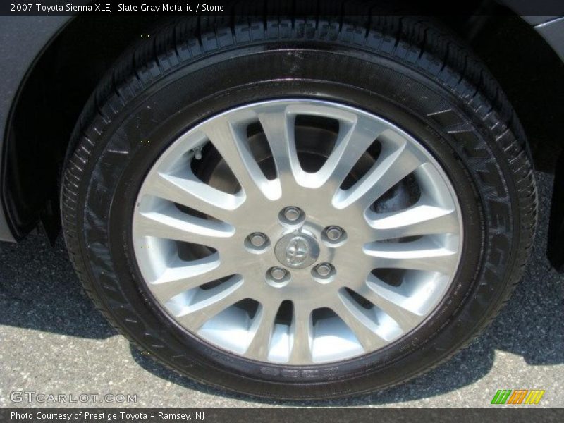 Slate Gray Metallic / Stone 2007 Toyota Sienna XLE