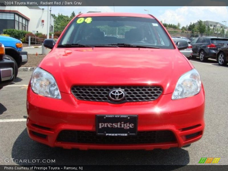 Radiant Red / Dark Gray 2004 Toyota Matrix