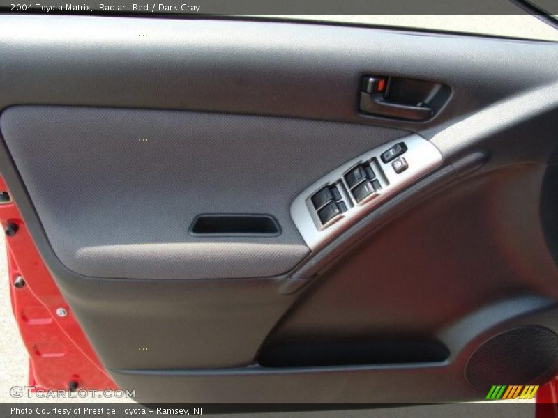 Radiant Red / Dark Gray 2004 Toyota Matrix