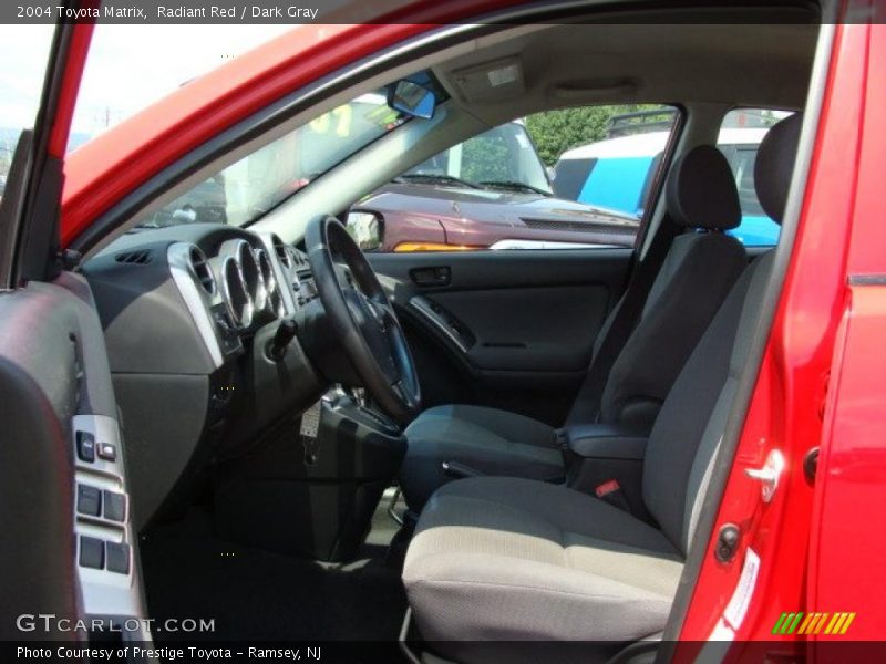 Radiant Red / Dark Gray 2004 Toyota Matrix