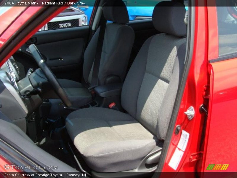 Radiant Red / Dark Gray 2004 Toyota Matrix