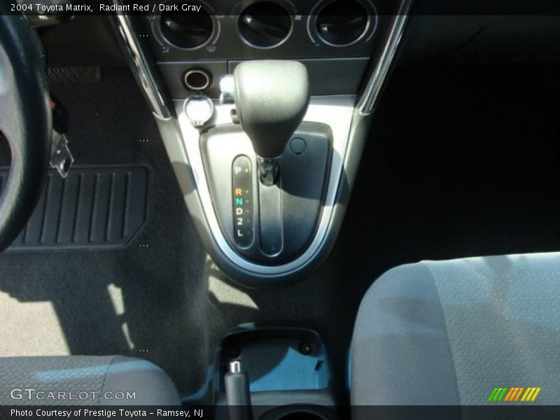 Radiant Red / Dark Gray 2004 Toyota Matrix