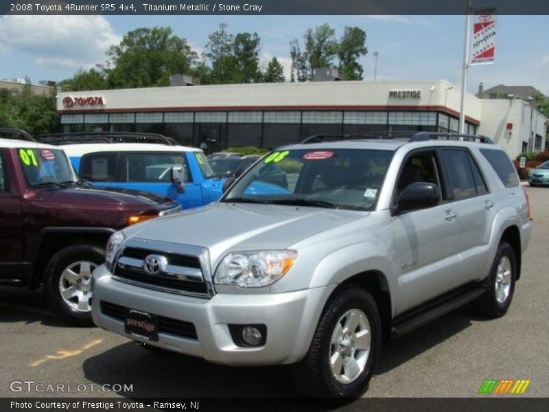 Titanium Metallic / Stone Gray 2008 Toyota 4Runner SR5 4x4