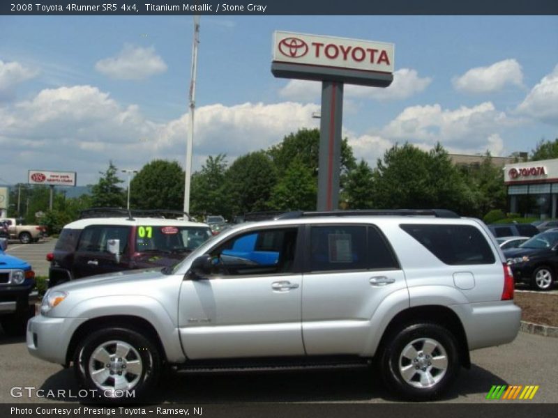 Titanium Metallic / Stone Gray 2008 Toyota 4Runner SR5 4x4