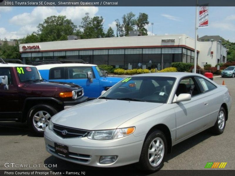 Silverstream Opalescent / Charcoal 2001 Toyota Solara SE Coupe
