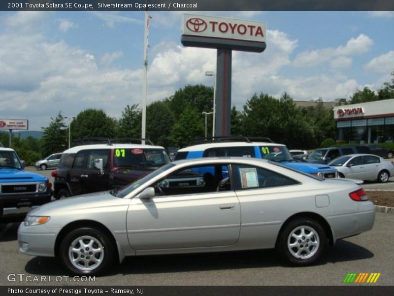 Silverstream Opalescent / Charcoal 2001 Toyota Solara SE Coupe