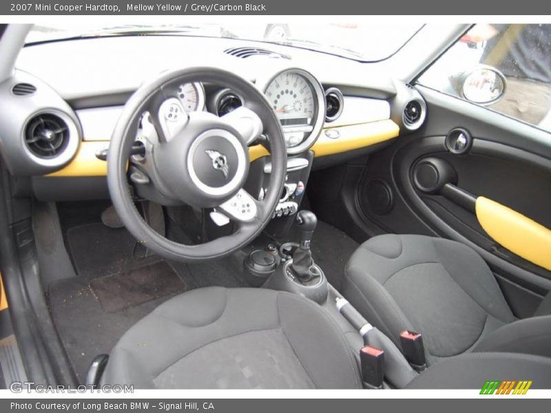 Mellow Yellow / Grey/Carbon Black 2007 Mini Cooper Hardtop
