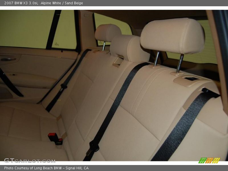 Alpine White / Sand Beige 2007 BMW X3 3.0si