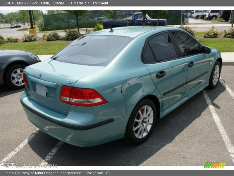 Glacier Blue Metallic / Parchment 2004 Saab 9-3 Arc Sedan