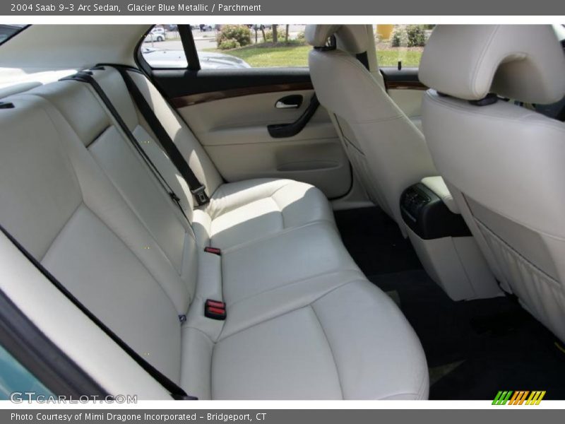Glacier Blue Metallic / Parchment 2004 Saab 9-3 Arc Sedan