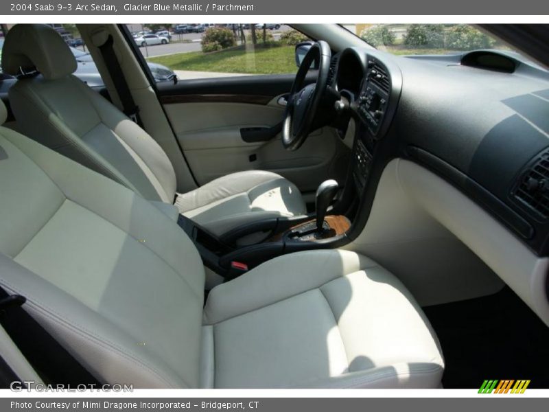 Glacier Blue Metallic / Parchment 2004 Saab 9-3 Arc Sedan