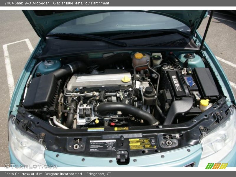 Glacier Blue Metallic / Parchment 2004 Saab 9-3 Arc Sedan