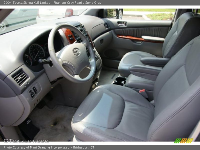 Phantom Gray Pearl / Stone Gray 2004 Toyota Sienna XLE Limited