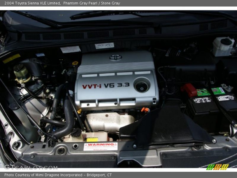 Phantom Gray Pearl / Stone Gray 2004 Toyota Sienna XLE Limited