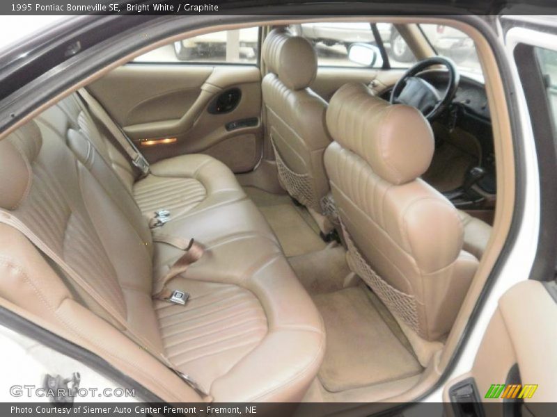 Bright White / Graphite 1995 Pontiac Bonneville SE