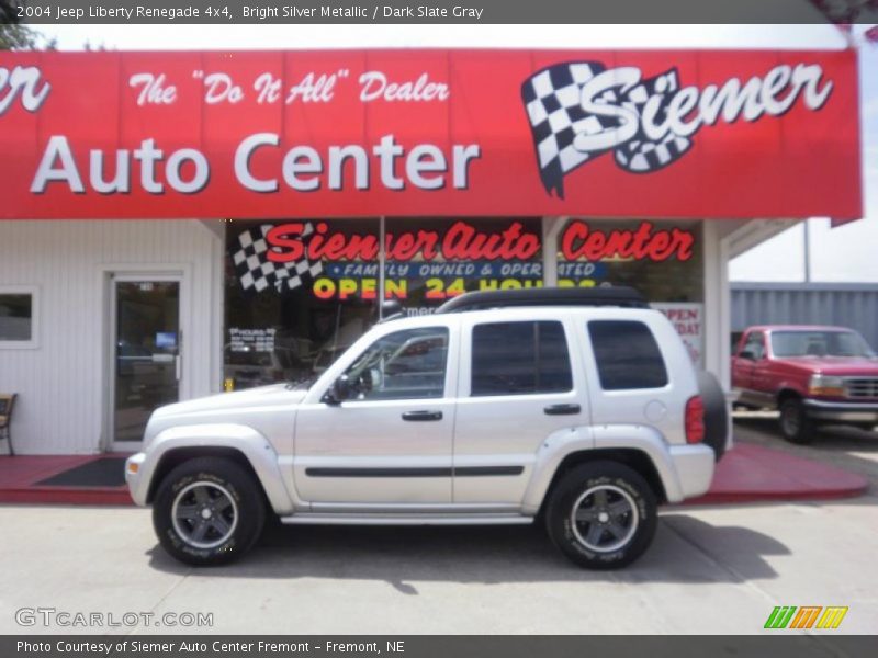 Bright Silver Metallic / Dark Slate Gray 2004 Jeep Liberty Renegade 4x4
