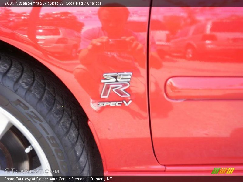 Code Red / Charcoal 2006 Nissan Sentra SE-R Spec V